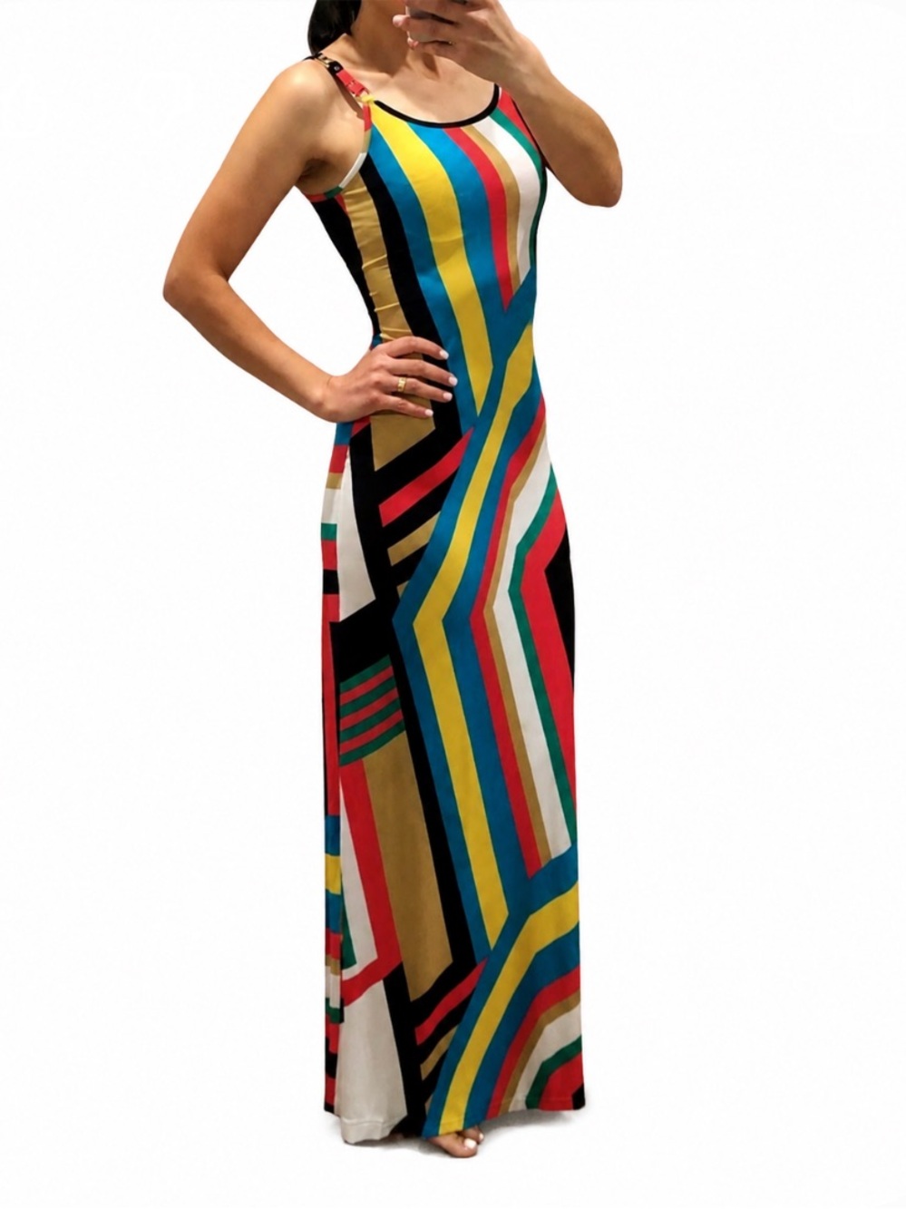 Multicolor maxi dress
